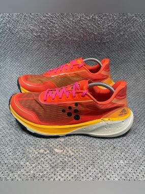 Craft Pure Orange Yellow Trail Running Shoes Size 10.5 Men’s.
